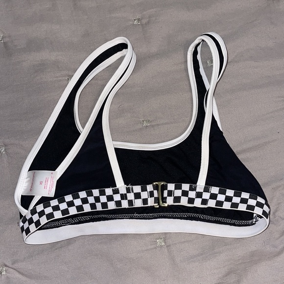 Black & checkered bathing suit - Picture 2 of 4